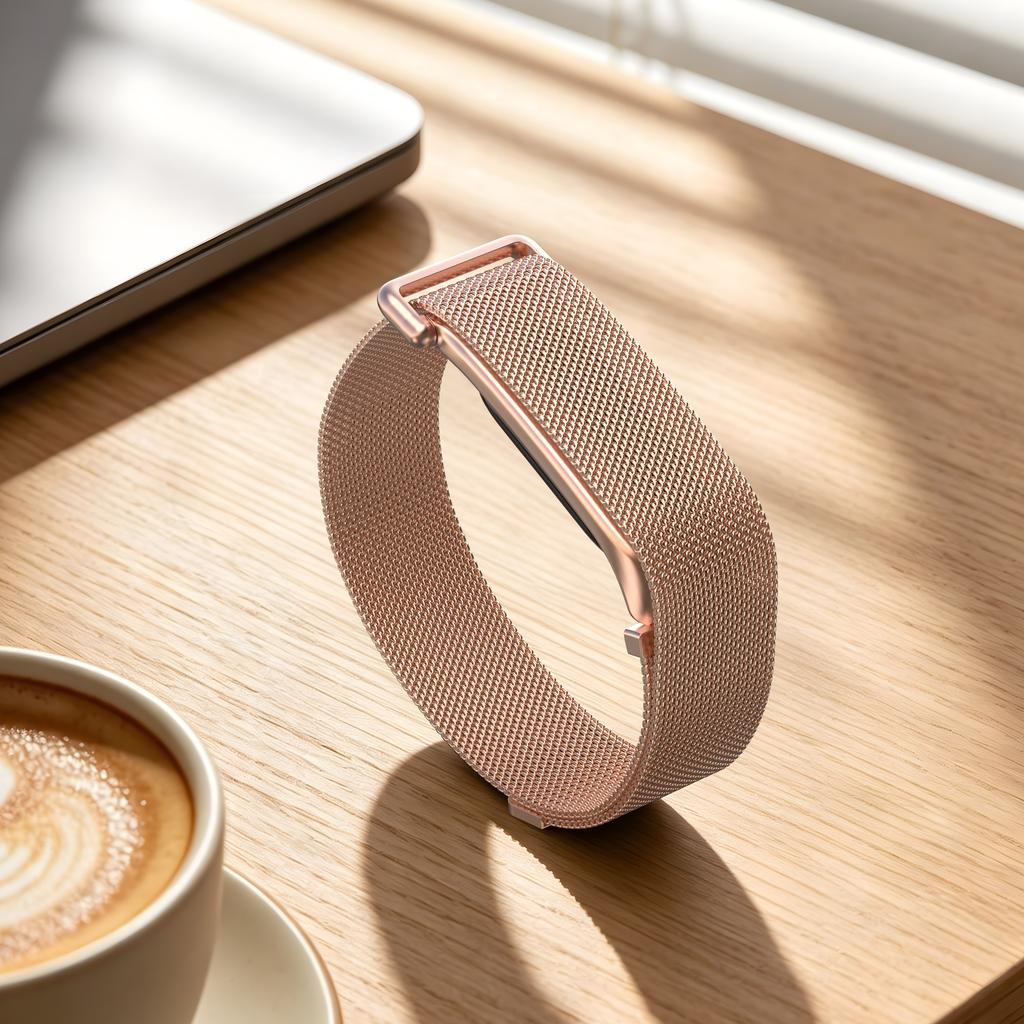 Google Fitbit Воздухопроницаемый Миланский Петлевой Ремешок Быстросъемный Регулируемый Мягкий Металлический Аксессуар для Трекера