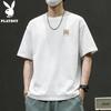 PLAYBOY Мужская летняя футболка с коротким рукавом из смешанного хлопка 2026
