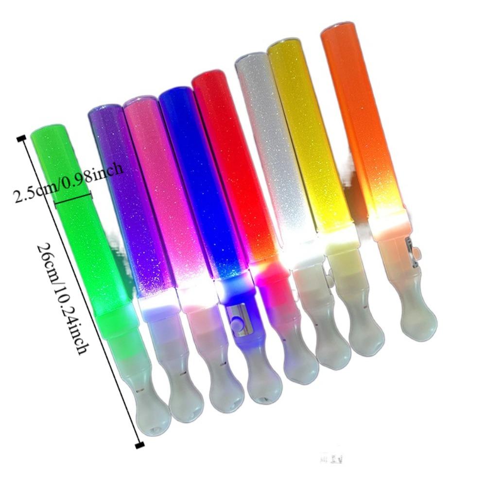 4PCS Multicolor Luminous Stick Bar Three Gear Switch Light Stick Flash Sticks  Birthday Parties
