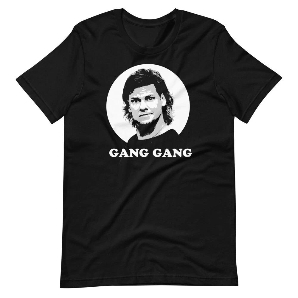 GANG GANG Тео Вон Фан-арт Графическая футболка с коротким рукавом Унисекс 100% Хлопок Футболка Мужские футболки Топ