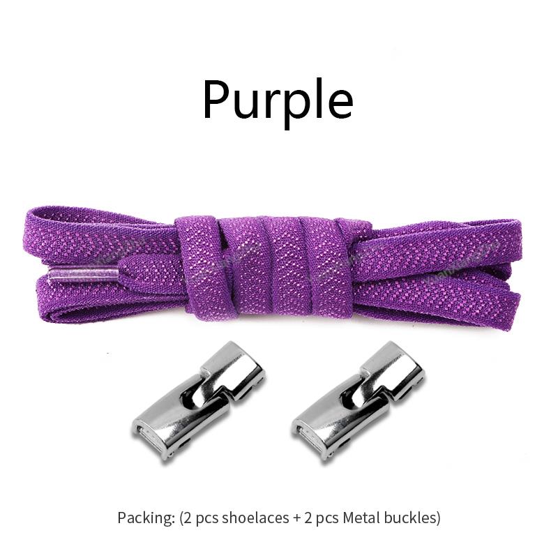 Elastic Laces Sneakers Cross Locks Shoelaces Without Ties Kids Adult 8MM Width No Tie Shoelace Rubber Bands Shoes Accessories