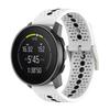 Dual-Color Silicone Watch Strap For Suunto Race2 / Run/ Race S / Race / Vertical /9 Peak ,22Mm White