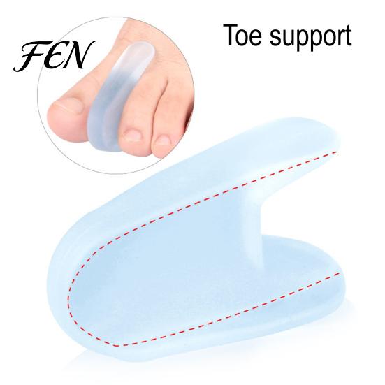 Daily Wear Toe Separator 2PCS Gel Separator, Soft Flared Spreader Straightener, Ultra-Thin Non-Slip Non-slip Comfortable Bunion Corrector, for
