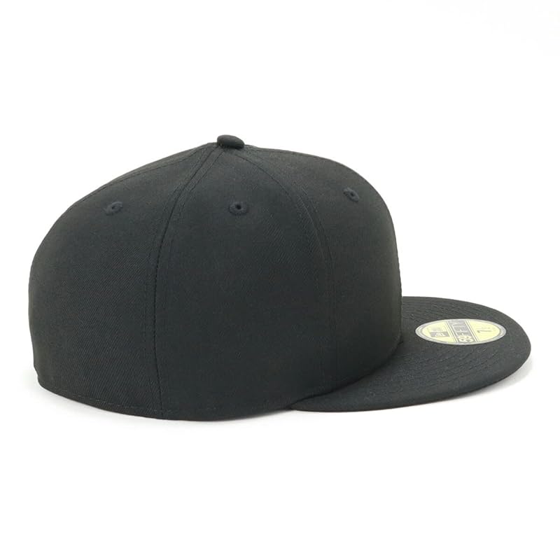 New Era (new era) new era cap 59FIFTY Plain color basic black/black 7 5/8 5950 BASIC BLK 25J