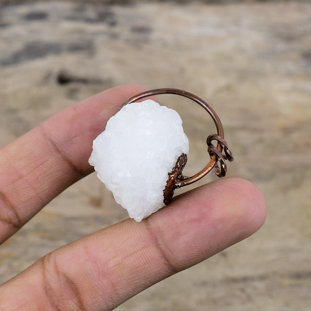 Подвеска Rainbow Moonstone Druzy, электроформованная медная подвеска, подвеска ручной работы, подвеска из драгоценного камня, электроформованная бижутерия, уникальная подвеска для подарка