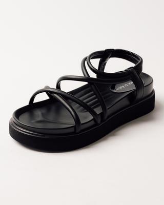 Босоножки на платформе Prima d'Arte 23573 36 черные кожа