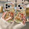 Phone Case: 2D flat, suitable for iPhone 18, 17, 16, 15, 14, 13, 12Pro protective case, little animal travel group, perfect Christmas and Halloween ho