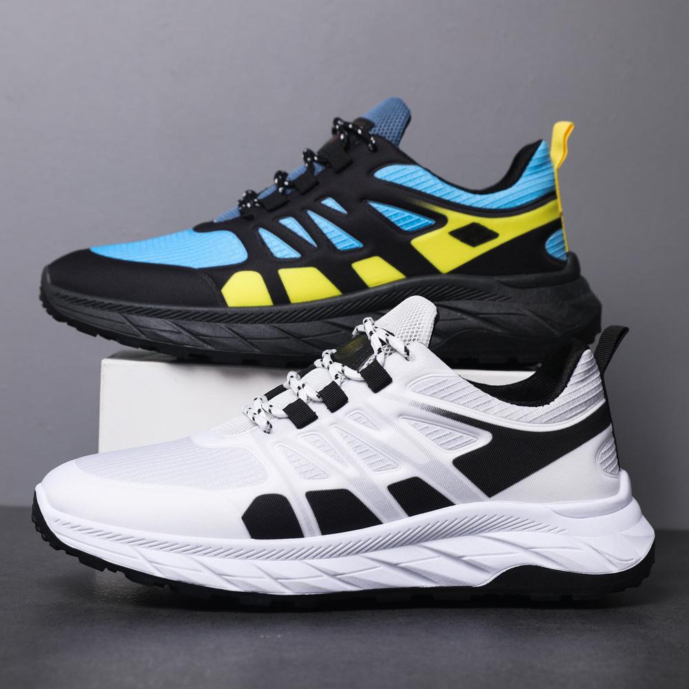 Мужские легкие кроссовки для активного отдыха 2025 года, новые сетчатые кроссовки Fly-Watch, кроссовки для подросткового марафона