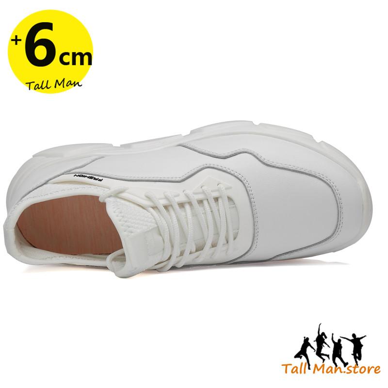 Мужские кроссовки, обувь для увеличения роста, обувь на платформе, стельки для увеличения роста на 6-8 см, обувь из летящей вязки