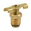 T-Handle Blowdown Valve Brass Drain Plug Valve  for Condensate Blowdown Drainage