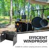 Large Cookware Windshield Tri-fold Cooker Wind Protection Tea Stove Stove Wind Shield  Hiking