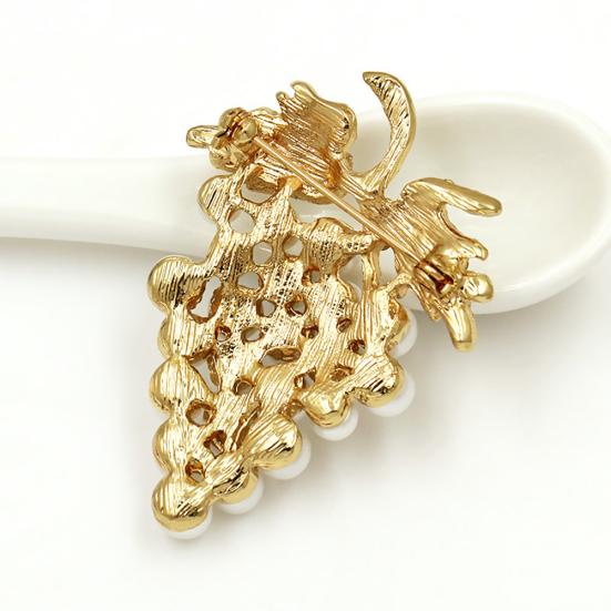 Женская брошь в форме винограда, значок на воротнике и лацкане