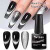 Mtssii 7ml Black Spar Cat Magnetic Gel Nail Polish Crystal Magnetic Nails Polish Semi Permanent UV Gel No Need Base Color