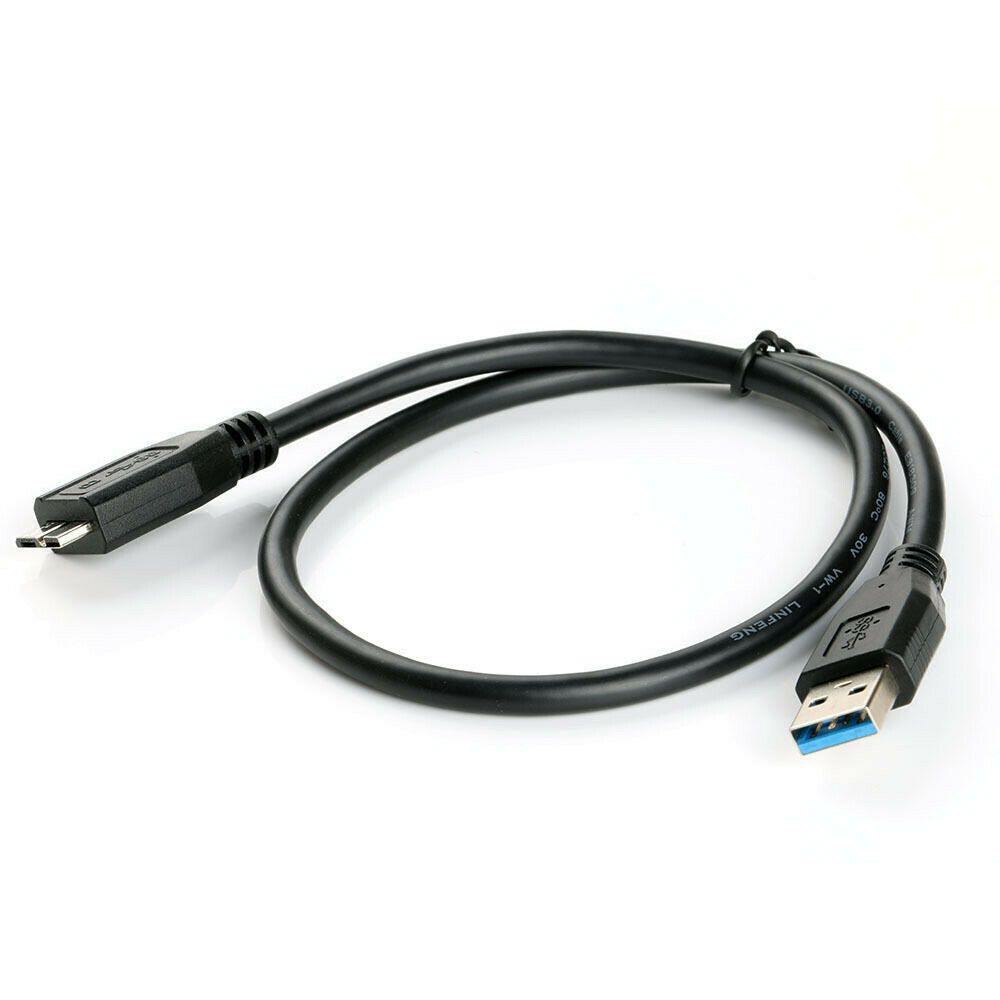USB A to Micro B Hard Drive Cable Data Sync Cable Cord Micro B USB 3.0 Cable HDD Data Wire