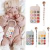 Simulation Baby Teether Toy Silicone Baby Soothing Teether New Early Educational Toy  Kids Gifts