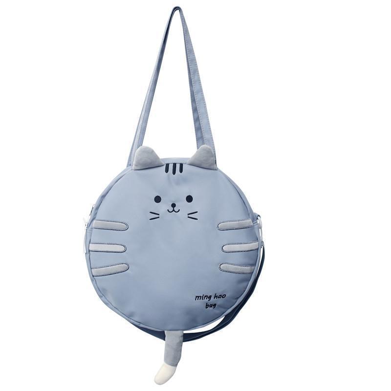 Сумка женская летняя 2024 года, новая повседневная модная сумка через плечо большой емкости, симпатичная мультяшная студенческая холщовая сумка для поездок на работу