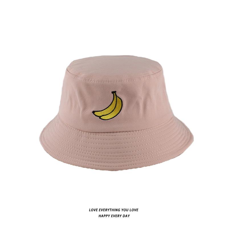 Bucket Hats Men And Women Skull Embroidered Fisherman Hat, Single-Sided Black Street Fashion Foldable Sunhat
