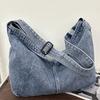 2025 New Japanese Street Trend Large-capacity Messenger Bag for Men and Women Ins Harajuku Retro Denim Shoulder Bag