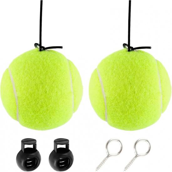 2PCS Tennis Garage Parking Aid With Lanyard,Height Adjustable Parking Stopper For Garage For Guided Parking,Garage Parking Sensor Avoid Crash And
