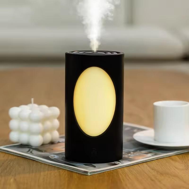 Zai Xiao 600ml Portable Aroma Diffuser With Colorful LED Lights Battery Rechargeable Wireless Air Humidifier For Bedroom Office