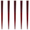 Happy Set of Made In PID1912 J-kitchens Chopsticks, 5, Material Wood, Chopsticks, Japan,