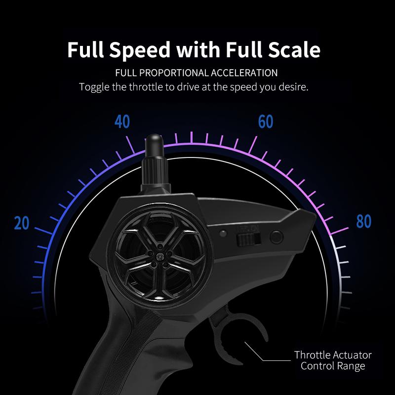 2024 Новый 2.4Ghz 4WD RC Flat Racing Truck с подсветкой 1:14 Дистанционное Управление Мотоцикл Внедорожник Высокоскоростной Автомобиль Внедорожник Детский RC Игрушка Мальчик Подарок