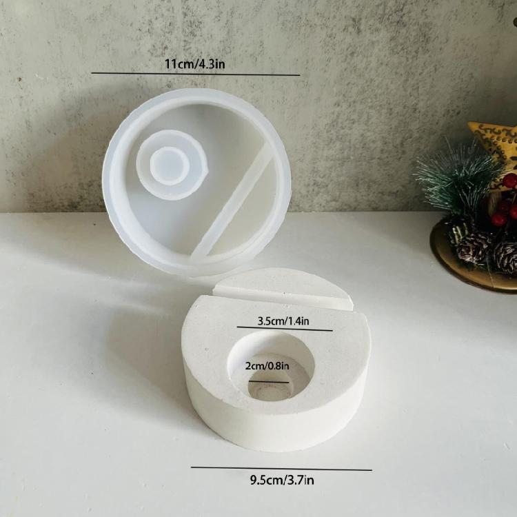 Простая в использовании форма для подсвечников, рождественской елки, лепки из смолы.