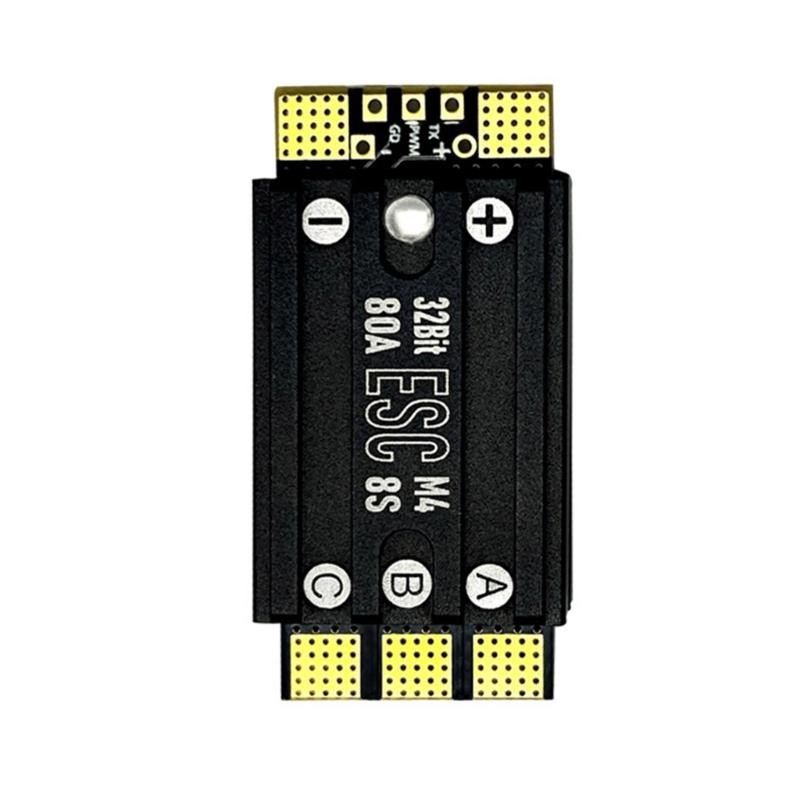 High Current 80A Single ESC For FPV Racing Drones And Remote Aircraft 3-8S Compatibility Easy Installation