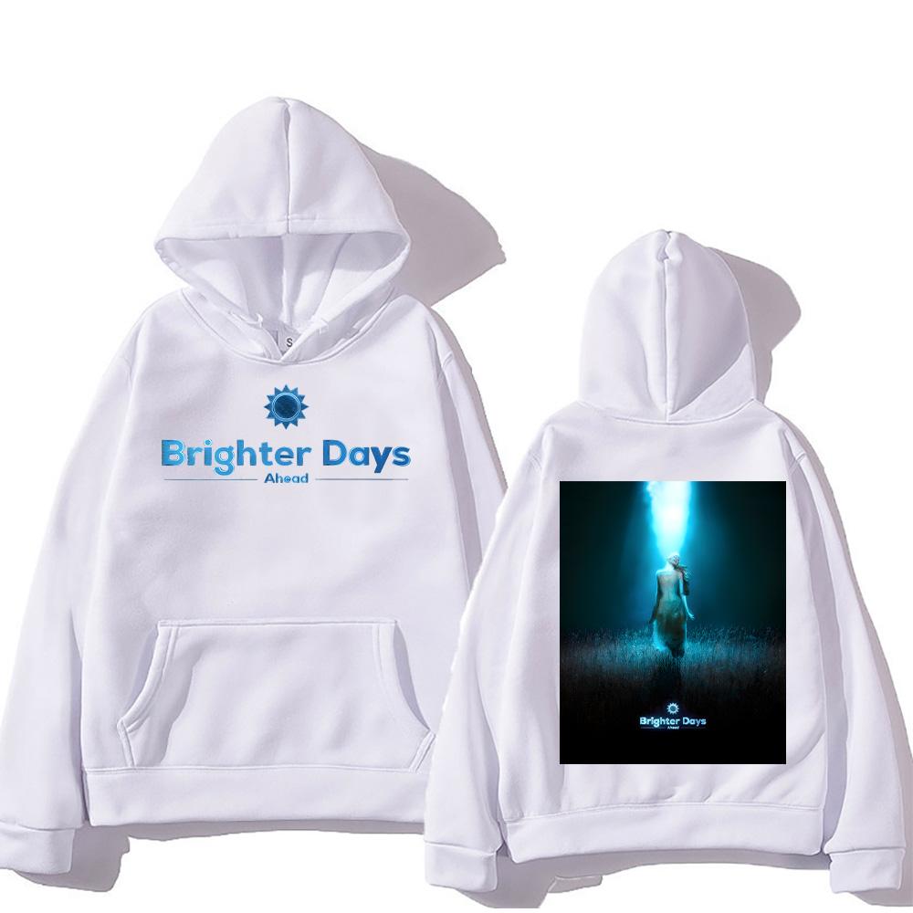 Brighter Days Ahead Графический принт Толстовка ArianaGrande Мода Новая эстетическая толстовка Y2K Идеальные подарки для фанатов Одежда Пуловер