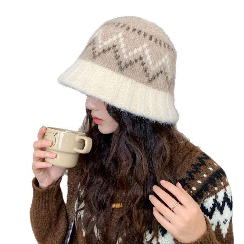 Winter Knit Bucket Hat For Women With Windproof Warmth And Casual Style