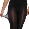 Плюс Большой Размер 175кг Колготки с Лошадиным Жиром 8D Черный Шелк Гладкие Блестящие Колготки Защита от Затяжек Высококачественные Колготки Женские Бодистокинги
