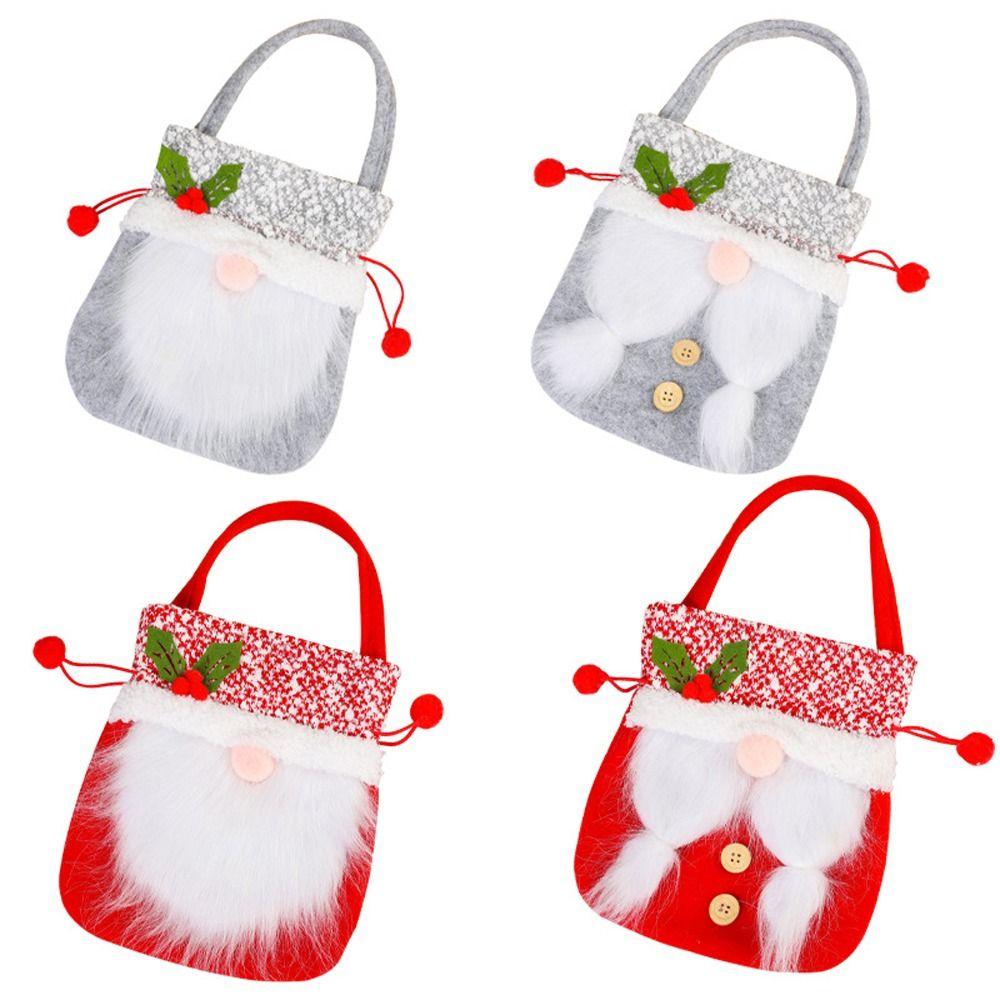 Ornaments Jewelry Storage Christmas Handbags Kids Candy Bags Christmas Tree Ornaments Storage Bags