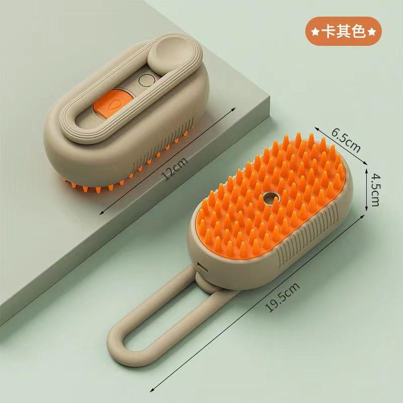 Pet Steam Spray Comb Cat Comb Cute Cat Claw Shape Refillable Liquid Pet Cleaning Massage Bathing Comb Pet Products Accessories