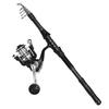 Fishing Rod and Reel Combo Portable Fishing Rod With Fishing Line Lures Carry Bag