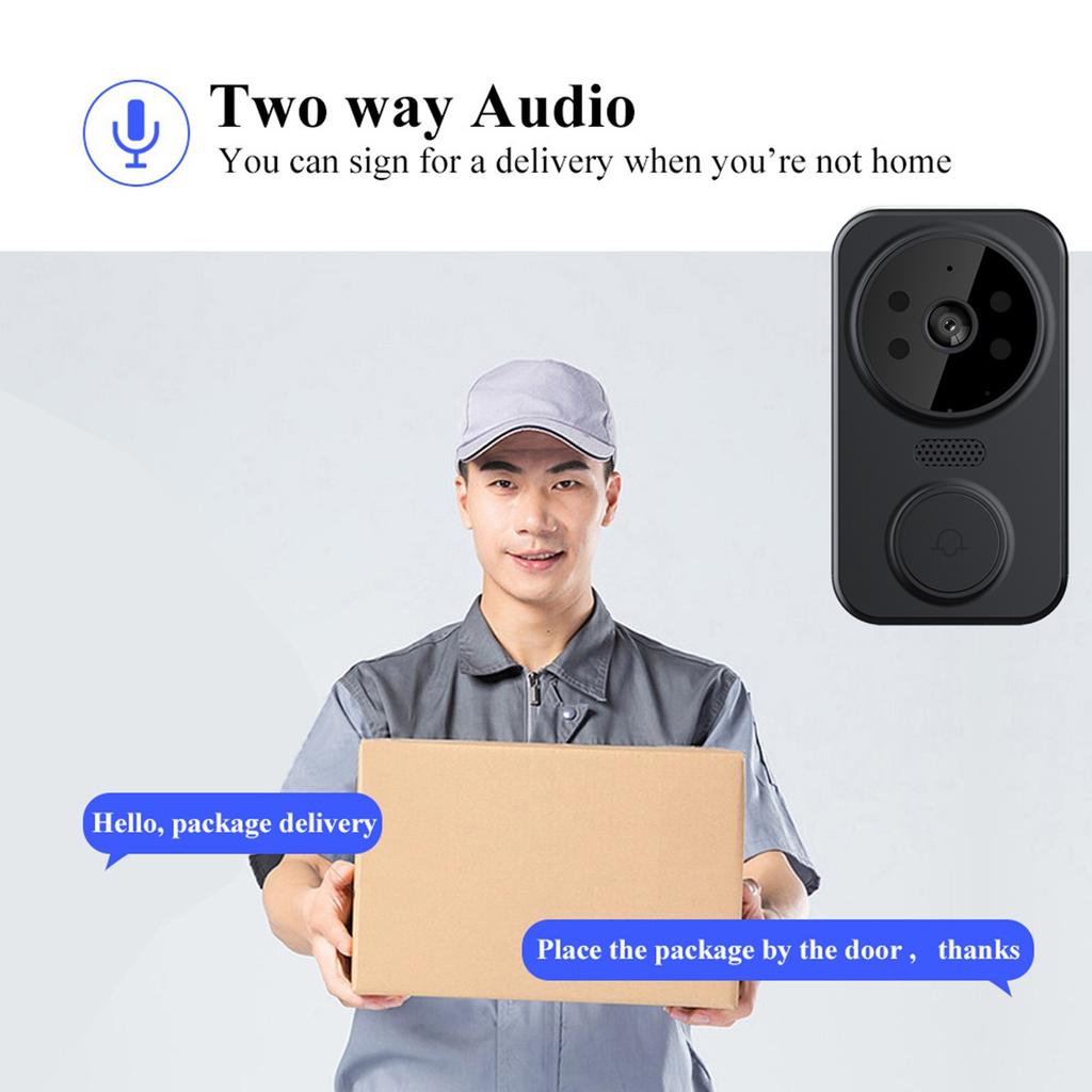 Wi-Fi умный визуальный дверной звонок, новый беспроводной пульт дистанционного управления M8, домашняя и коммерческая перфорационная камера с приложением, монитор в реальном времени