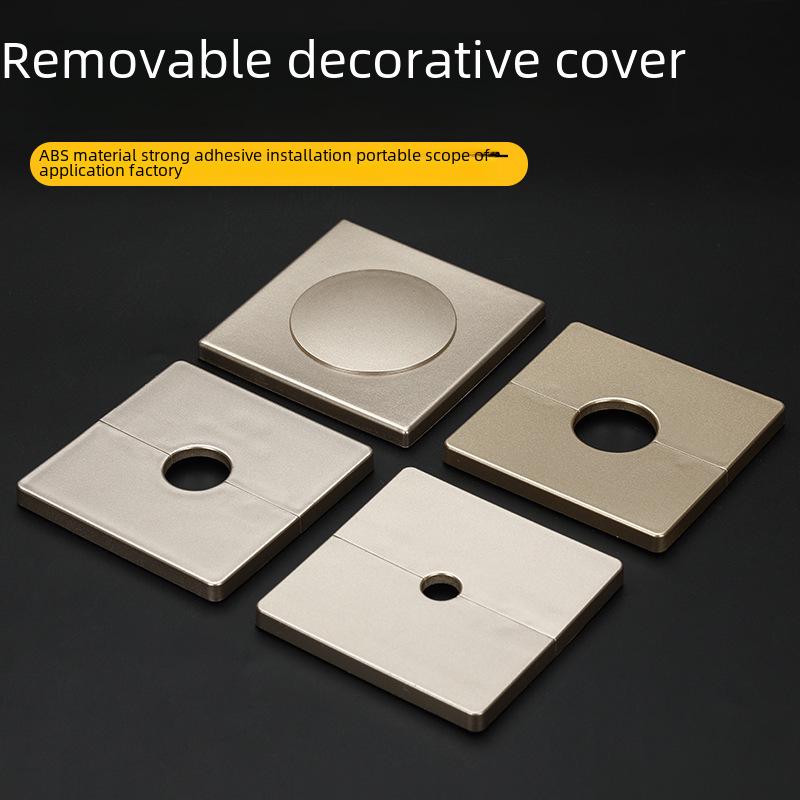 «Декоративная заглушка для отверстий в стене для труб кондиционера и крана»