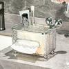 Transparent Paper Box Creative Napkin Storage Box Desktop Decoration Tissue Box  Toilet