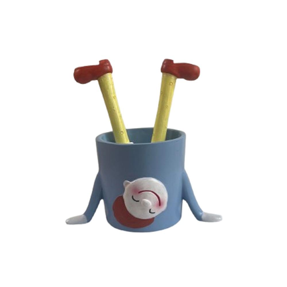 Мультяшный контейнер для суккулентов из смолы, перевернутый горшок для комнатных растений, перевернутый цветочный горшок, декор для офиса