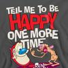 Толстовка унисекс для взрослых Ren & Stimpy Скажи мне быть счастливым