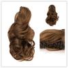 Synthetic Wavy Claw Clip In Hair Extension Pony Tail Heat Resistant Natural Wave False Hairpiece