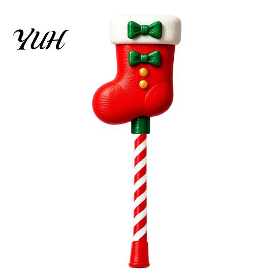 Secure Credit Card Slot Christmas Tap-to-Pay Wand, 3D Printed Holder with Candy Contactless Payment Wand Cane Handle, Stick for Checkout, Handheld