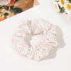 Лента для волос с цветочным принтом, эластичная тканевая резинка для волос, женская веревка для волос, повседневная вечеринка, прогулка, путешествия, увеличенные аксессуары для волос