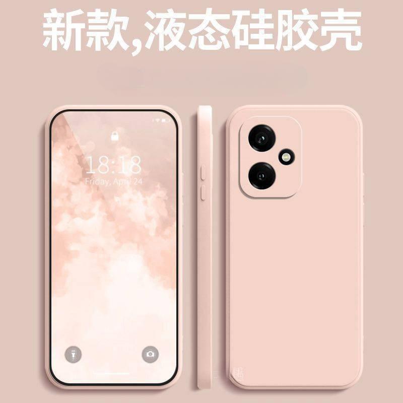 Подходит для чехла мобильного телефона Honor 111, новый Pro ультратонкий прямой край жидкий силикон мягкий чехол, полностью закрывающий противоударный чехол, для женщин