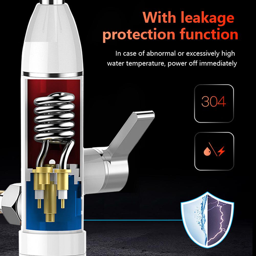 Electric Water Heaters Tap Instant Water Heaters Faucets Speed Hot Tap LCD Digital Temperature