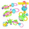Set Rattle Newborn Baby Early Education Handbell Fancy Musical 7pcs Toys