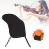 Violin Chin Rest, Stress Relief, Anti-Slip Double Ties, Adjustable, Fits 4/4, 3/4, 1/2, 1/4, and 1/8 Violins, Exercise Chin Support, Cotton Material,