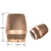 Part DIY Mic Windscreen Microphone Mesh Head Microphone Grill Head Mic Mesh Cover Replacement Head