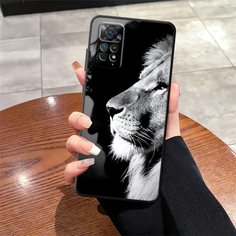 Крутой чехол с животными (Тигр, Лев) для Xiaomi Redmi Note 7 8 10 9 13 Pro Plus 10S 9S 14 11 12 Pro 11s 12s Funda Чехол для телефона