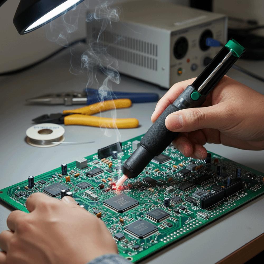 Removal Tool Soldering Sucker Hand Welding Desolder Tool Vacuum Soldering Iron Soldering Work