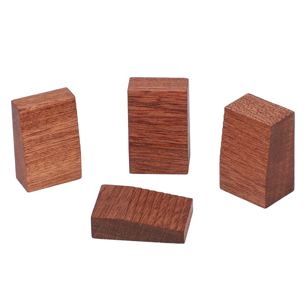 4PCS Floating Tremolo Set Up Block 4 Sizes Mahogany Wood Bridge Floating Tremolo Stopper
